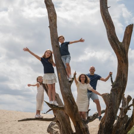 familiestoot Familie in de natuur
